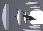 Worm-game-in-a-futuristic-tunnel