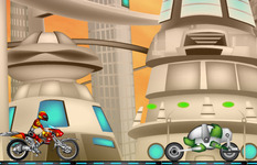 未來的摩托車比賽